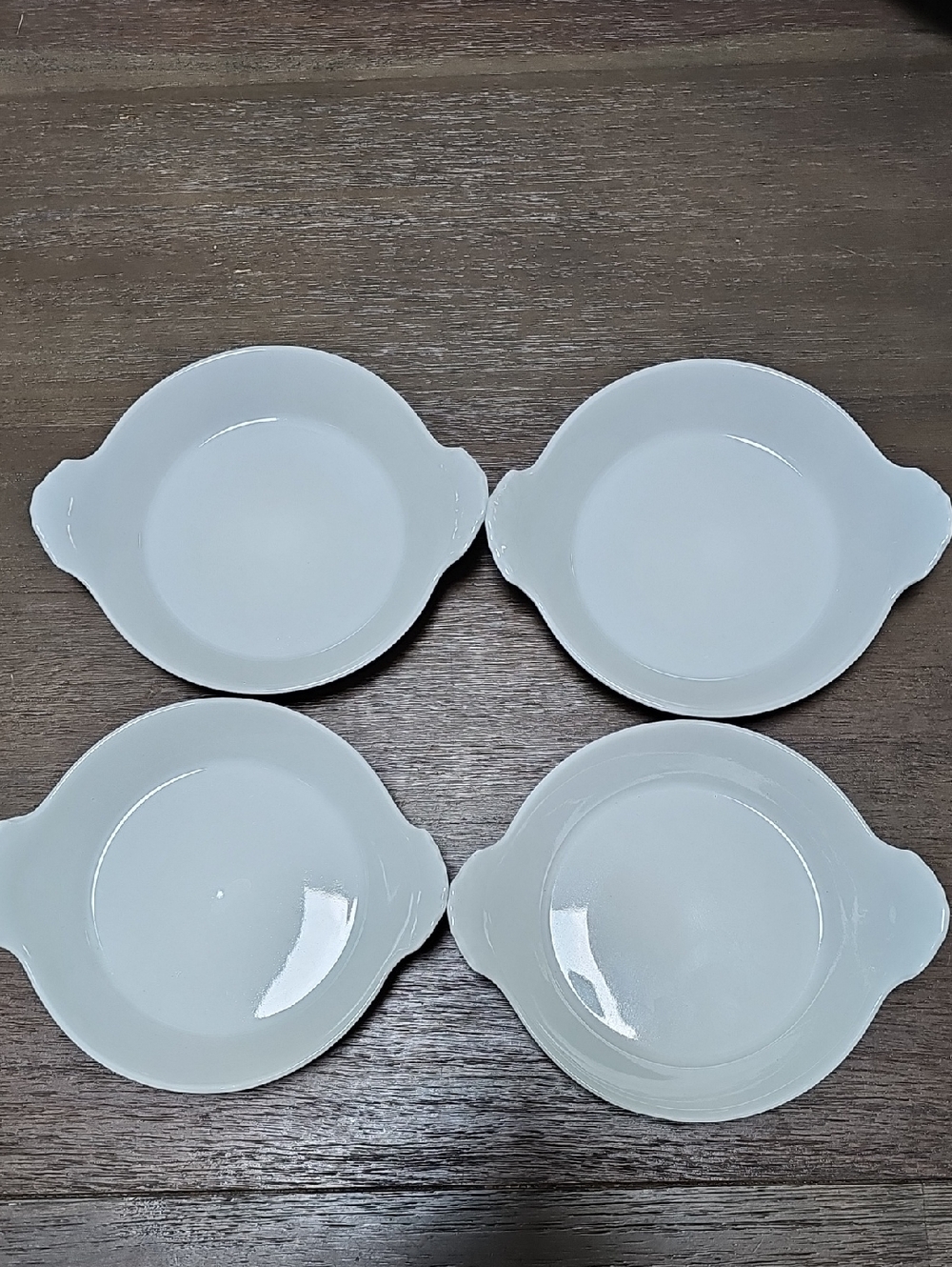 Apilco Porcelain Oven-to-Table Au Gratin Dishes - Set of 4
